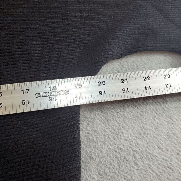 Pink Rose Knit Sweater Womens Medium Black Ribbed Rayon Raglan Sleeve Turtleneck - Picture 3 of 7